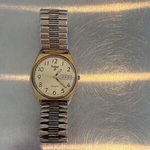 Pulsar Silver and Gold Men's Watch
